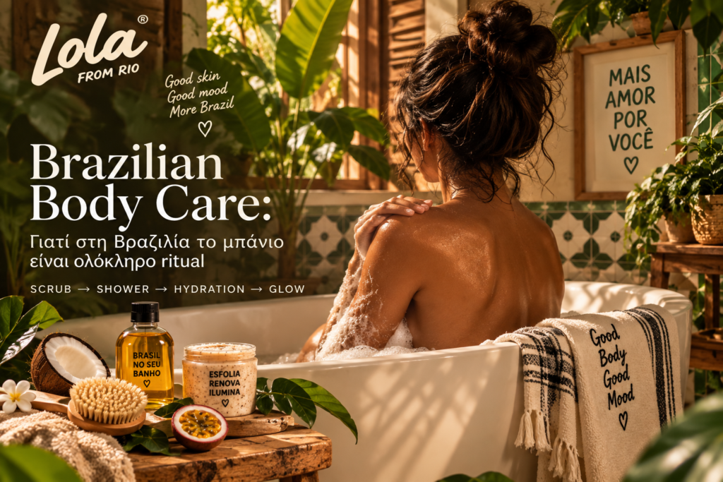 Brazilian Body Care Γιατί στη Βραζιλία το μπάνιο είναι ολόκληρο ritual